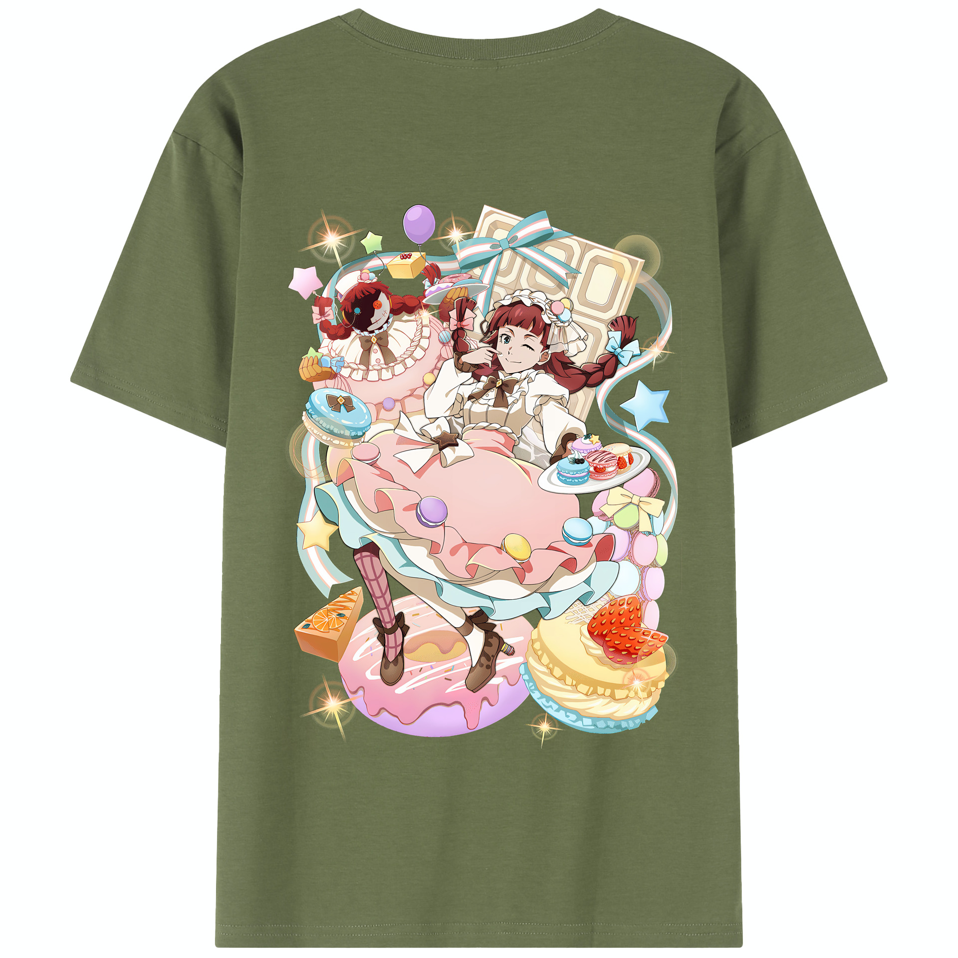 （画像用） 文豪ストレイドッグス Bungo Stray Dogs 綿100％半袖Tシャツ（背面プリント）